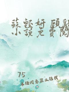 苏轻妍 顾辞笙小说免费阅读