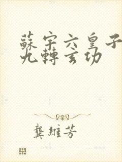 苏宇六皇子签到九转玄功