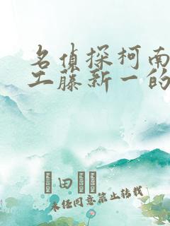 名侦探柯南之给工藤新一的挑战书