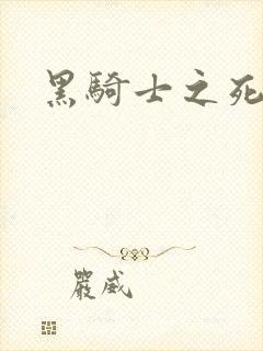 黑骑士之死