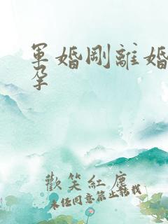 军婚刚离婚就怀孕