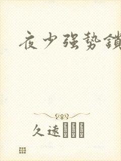 夜少强势锁婚