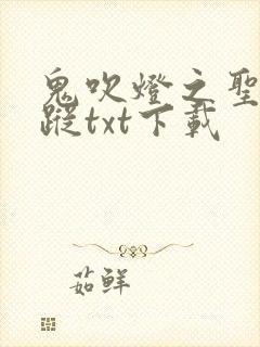 鬼吹灯之圣泉寻踪txt下载