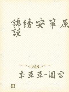 锦绣安宁原著小说
