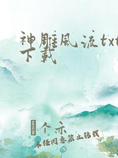 神雕风流txt下载