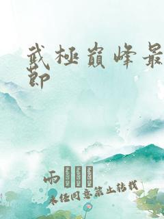 武极巅峰最新章节