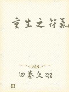 重生之符气冲天