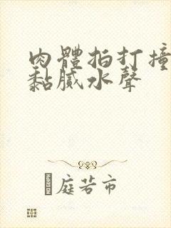 肉体拍打撞击出黏腻水声