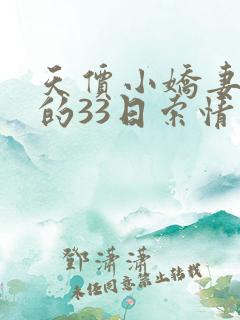 天价小娇妻总裁的33日索情