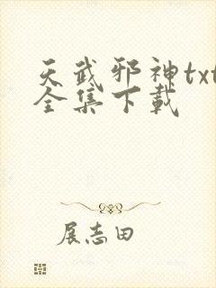 天武邪神txt全集下载