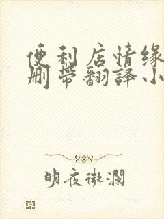 便利店情缘未增删带翻译小说