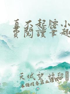 直不起腰小说免费阅读笔趣阁无弹窗