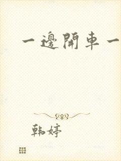 一边开车一边做