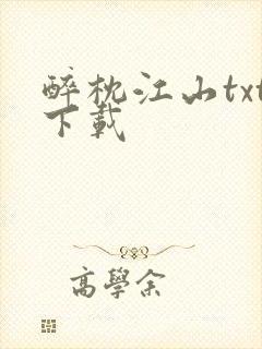 醉枕江山txt下载