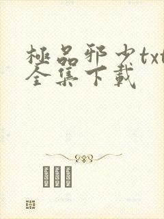 极品邪少txt全集下载