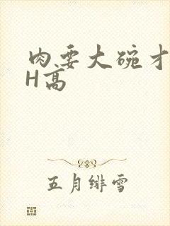 肉要大碗才好吃H高