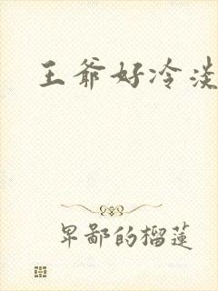 王爷好冷淡