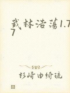 武林浩荡1.77