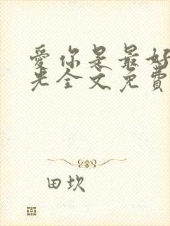 爱你是最好的时光全文免费阅读