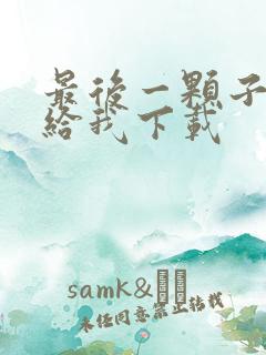 最后一颗子弹留给我下载