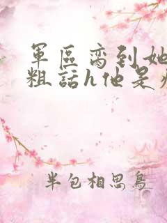 军区脔到她哭h粗话h他是疯批