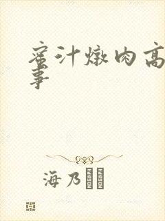 蜜汁炖肉高H故事