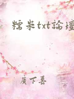 糯米txt论坛