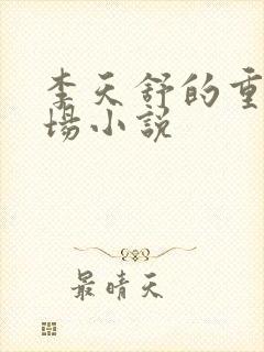 李天舒的重生官场小说