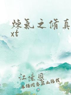 炼气之修真者txt