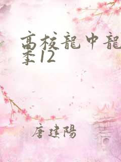 高校龙中龙第二季12