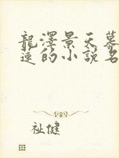 龙泽景天慕容青莲的小说名字