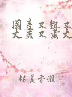 国产又粗又猛又大爽又黄大爷