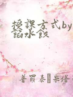 授课方式by肉馅水饺