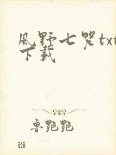 风野七咒txt下载