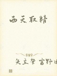 西天取精