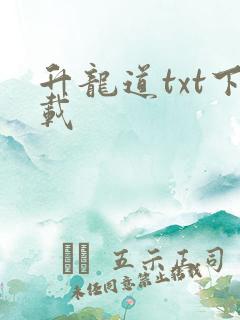 升龙道txt下载