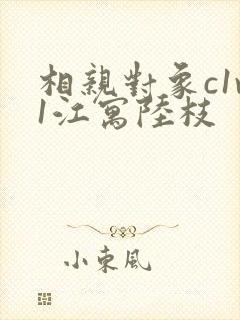 相亲对象c1v1江寓陆枝