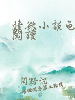 情欲小说龟全文阅读