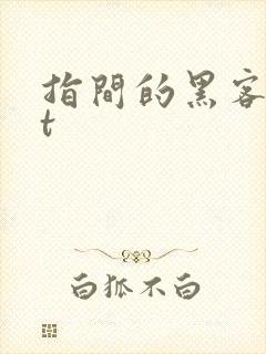 指间的黑客txt