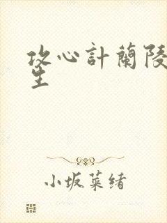 攻心计兰陵笑笑生