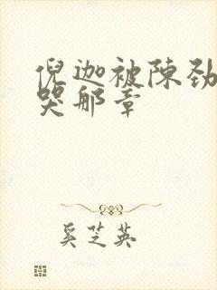 倪迦被陈劲生做哭那章