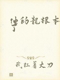 他的龙根本太大了