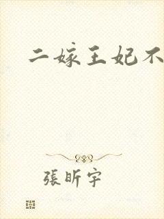 二嫁王妃不好惹