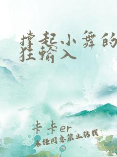 撑起小舞的腿疯狂输入