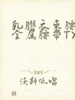 乳胶衣束腰勒紧金属腰带TXT