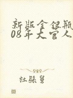 新版金银瓶2008年大官人