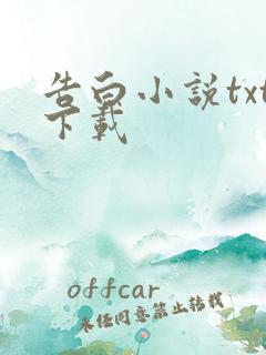 告白小说txt下载