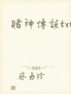 赌神传说txt