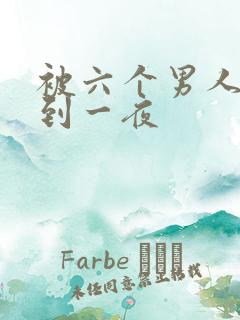 被六个男人躁J到一夜