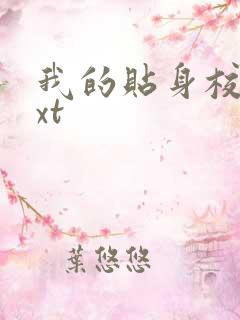 我的贴身校花txt